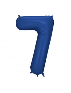 Balão Número 7 Azul Escuro